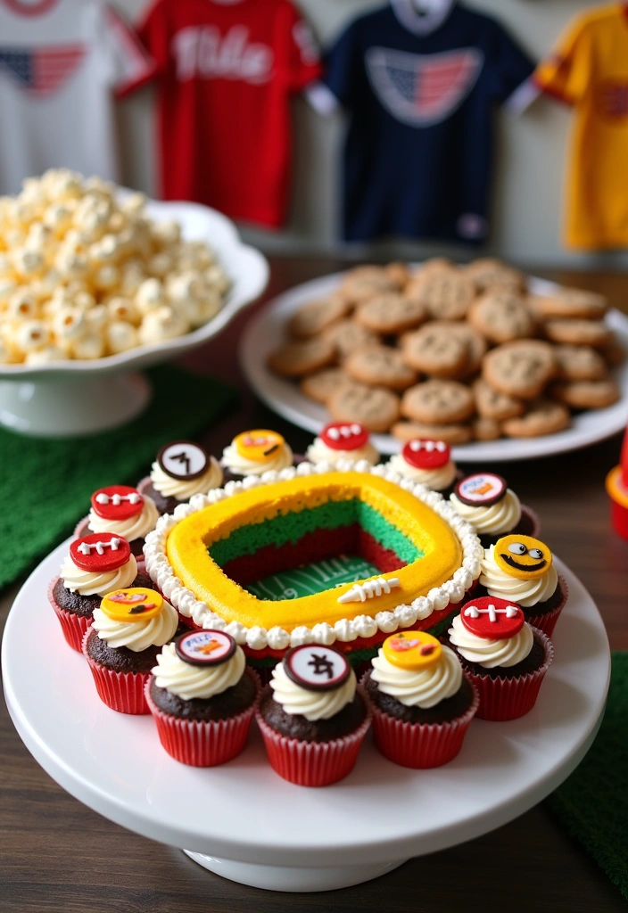 26 Themed Dessert Table Ideas That Will WOW Your Guests (You Won't Believe #12!) - 13. Sports Fanatic's Delight