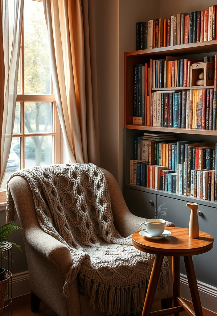 21 Cottagecore Bedroom Ideas That'll Make You Feel Like You're in a Fairytale! - 4. Cozy Reading Nooks