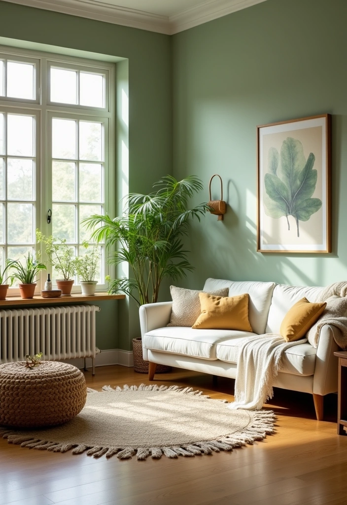 27 Best Paint Colors for East Facing Rooms That Will Brighten Your Mornings! - 13. Fresh Sage