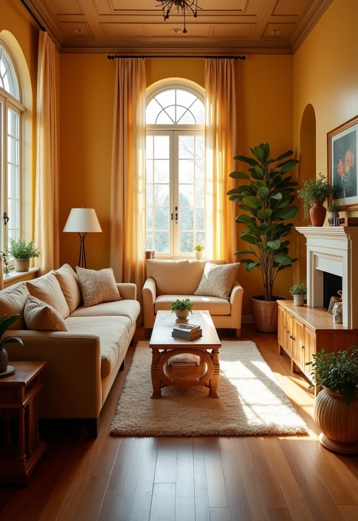 27 Best Paint Colors for East Facing Rooms That Will Brighten Your Mornings! - 20. Golden Wheat