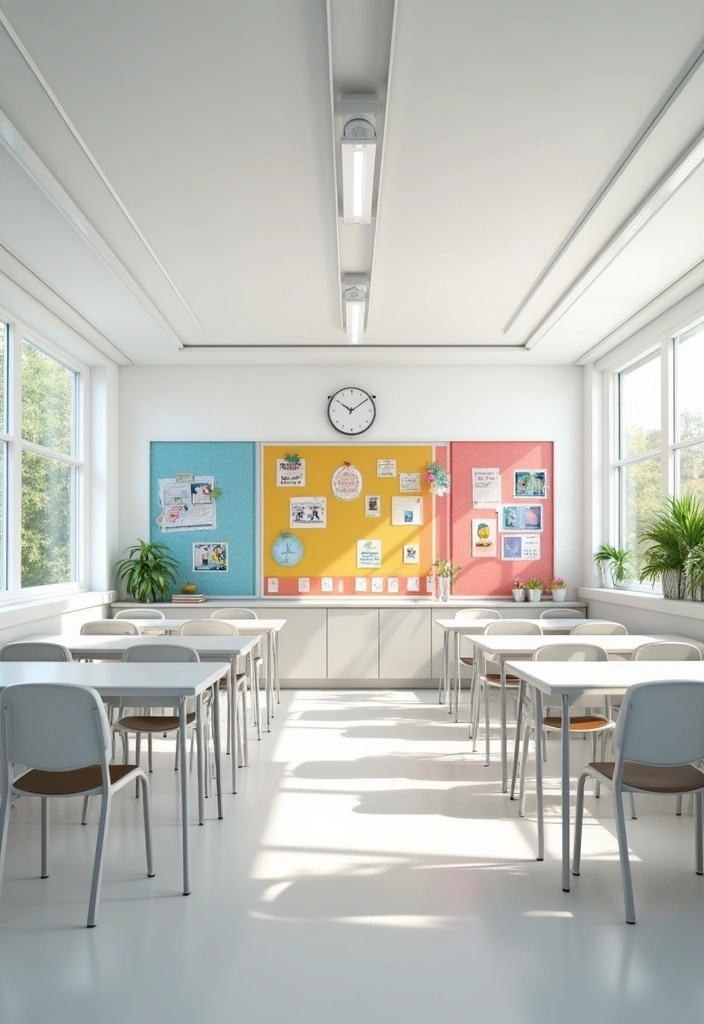 27 Best Paint Colors for a Classroom That Will Inspire Learning! - 7. Classic White: Timeless and Clean