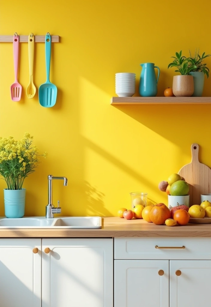 27 Paint Colors That Will Instantly Boost Your Mood (You Won't Believe #15!) - 19. Bright Lemon Yellow