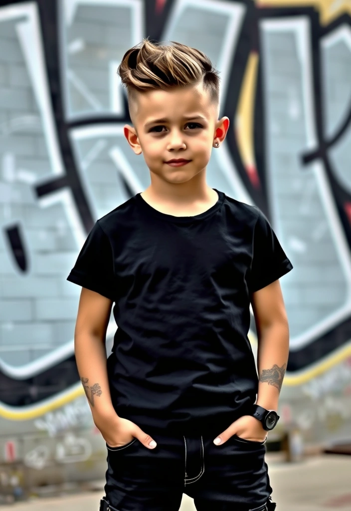 19 Charming Haircuts for Boys That'll Make Him Stand Out! - 2. Trendy Undercut