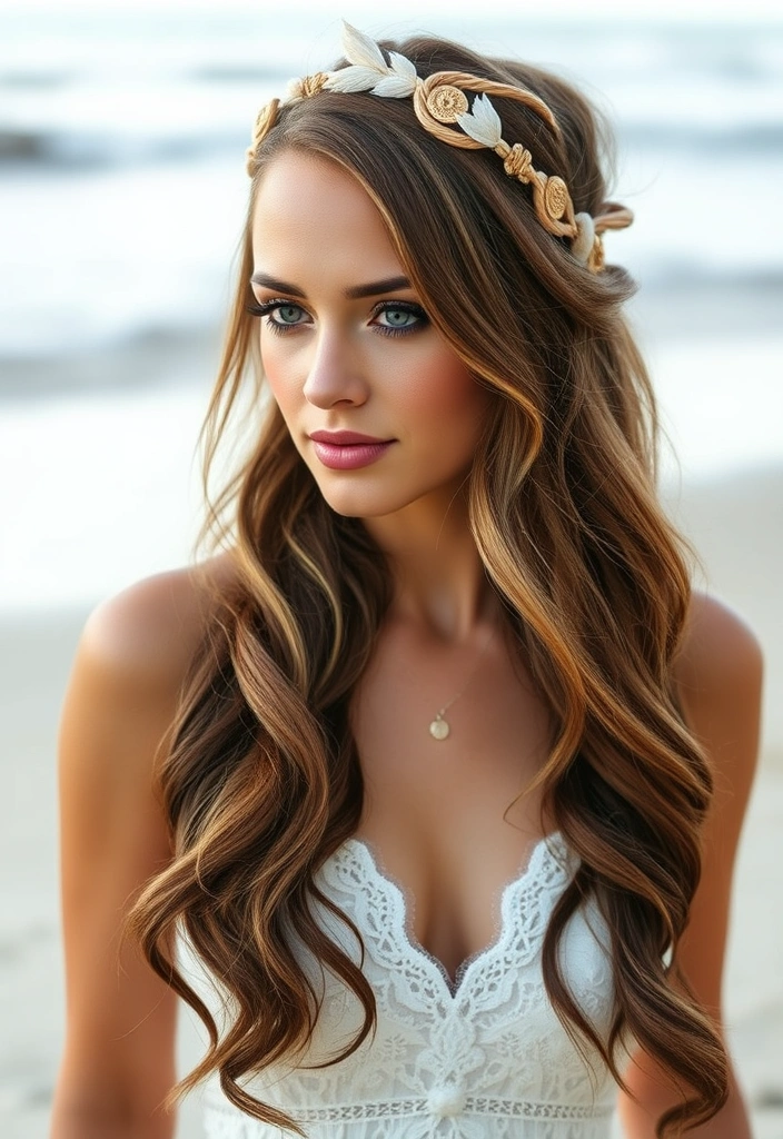 22 Stunning Hairstyles for Bridesmaids That Will Steal the Show! - 12. Boho Waves