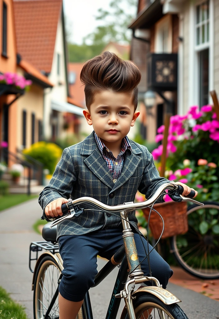 19 Charming Haircuts for Boys That'll Make Him Stand Out! - 6. The Pompadour