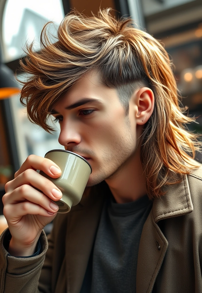 24 Classic Subtle Mullets for Men That Will Make You Rethink Your Hair Game! - 1. The Textured Mullet