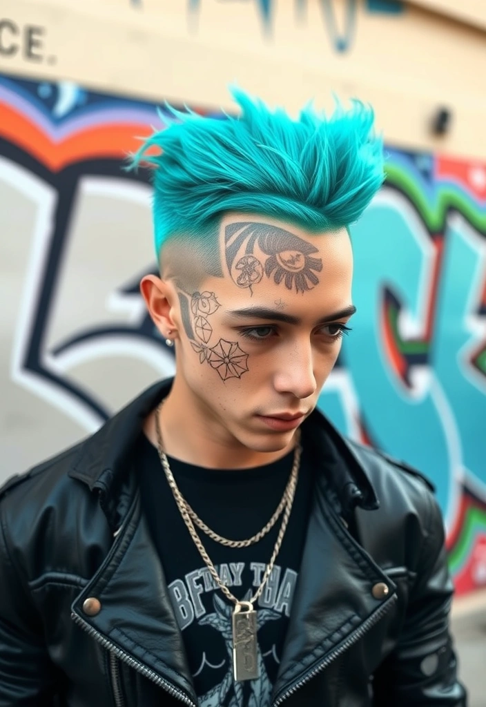 15 Emo Scene Hairstyles That'll Make You Relive Your Best Nostalgic Moments! - 12. Vibrant Undercut