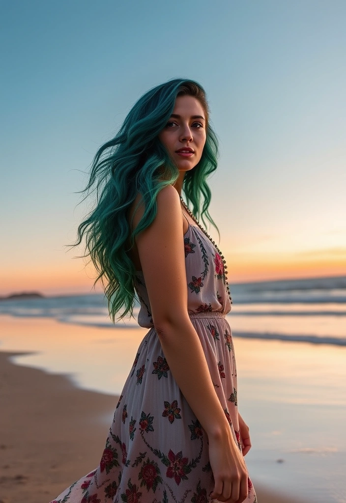 23 Stunning Fall Hair Color Ideas That Will Turn Heads This Autumn! - 16. Deep Teal