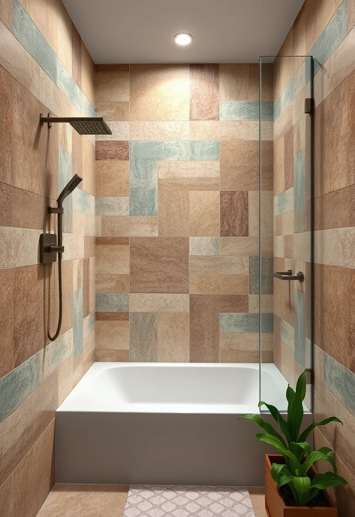 15 Creative Shower Tile Designs for Small Bathrooms (You’ll Want to Steal #12!) - 10. Eco-Friendly Options