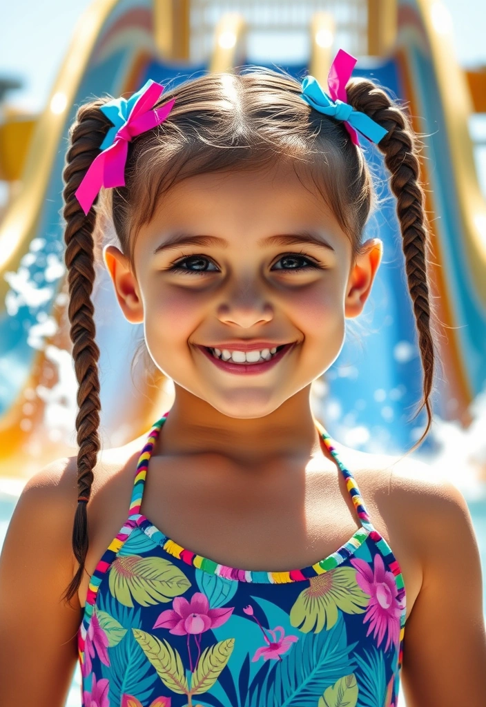 23 Trendy Waterpark Hairstyles That Will Make a Splash This Summer! - 1. Playful Dutch Braids