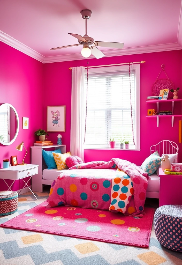 27 Stunning Paint Colors for Your Whole House That You’ll Absolutely Love! - 17. Vibrant Fuchsia