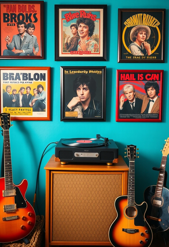 23 Free Vintage Wall Art Prints That’ll Instantly Elevate Your Space! - 6. Retro Music Prints