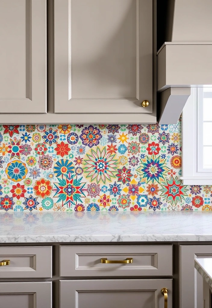 27 Stunning Kitchen Backsplash Ideas That'll Transform Your Space! - 2. Bold Mosaic Patterns