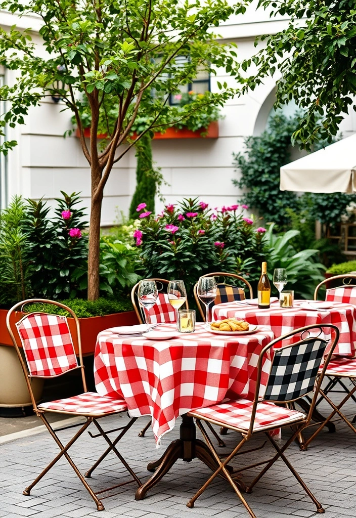 20 Al Fresco Dining Setups That Will Transform Your Backyard into a Culinary Paradise! - 11. Chic Parisian Bistro