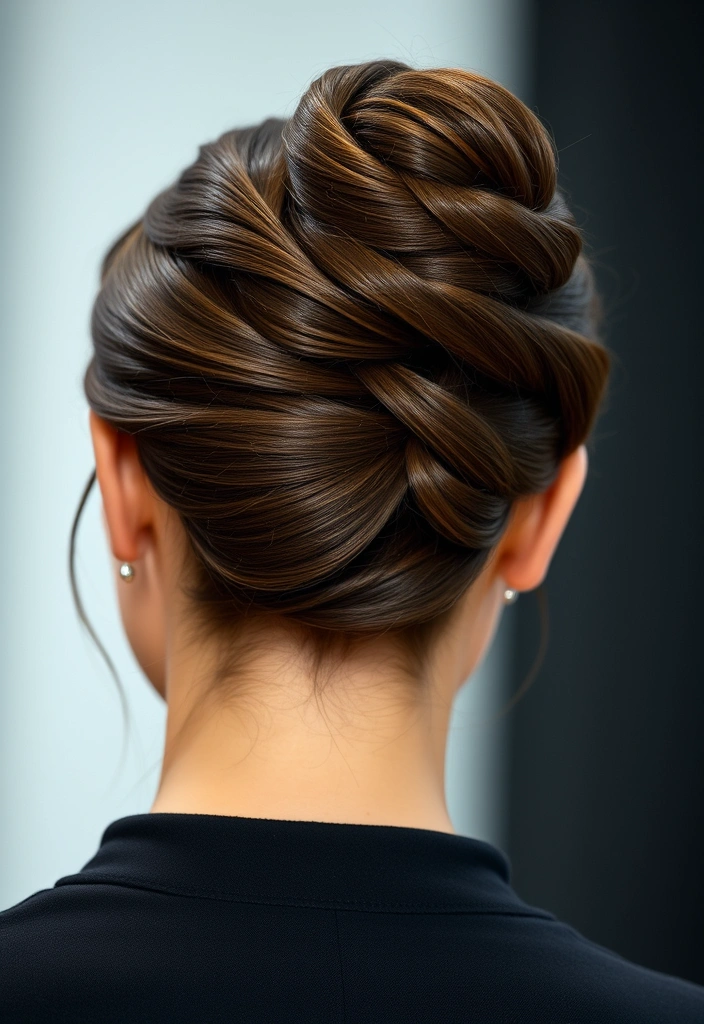 30 Stunning Bun Hairstyles That’ll Make You the Star of Every Event! - 6. Twisted Bun