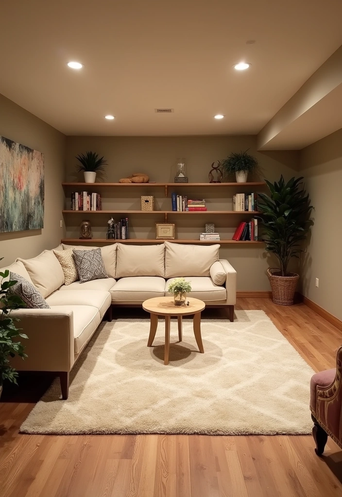 24 Best Paint Colors for a Basement That Will Transform Your Space! - 3. Warm Beige