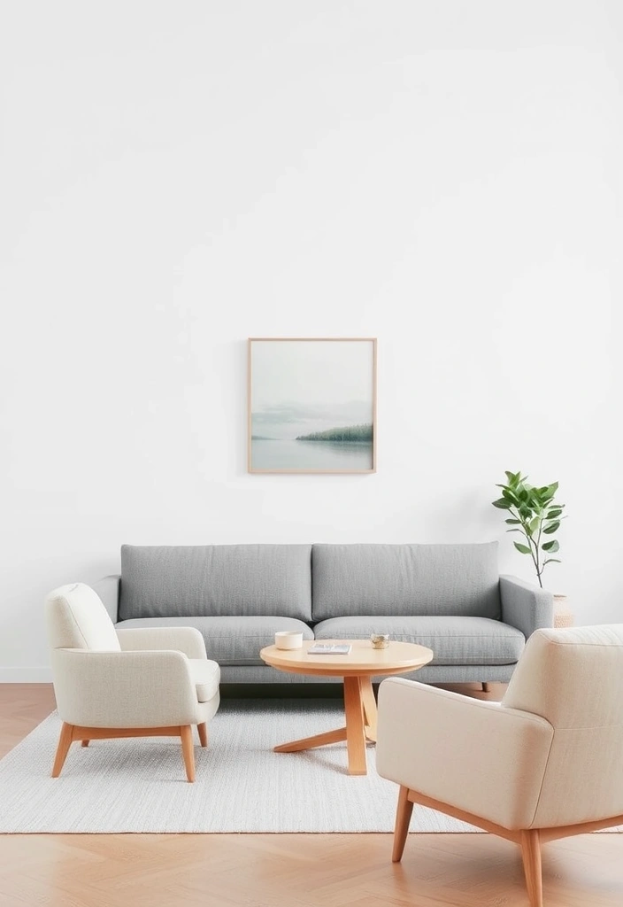 27 Modern Living Room Ideas That'll Make You Want to Redecorate ASAP! - 1. Cozy Minimalism