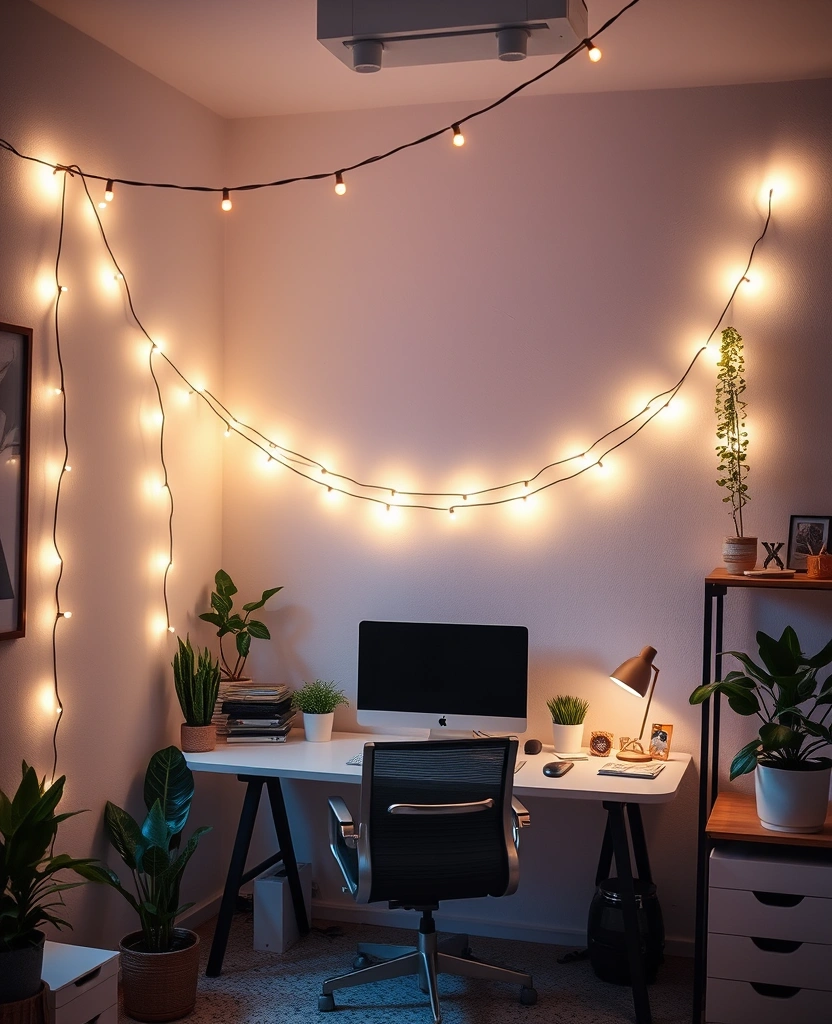 27 Office Decorations Ideas That'll Transform Your Workspace into a Creative Haven! - 27. Soft Lighting Options