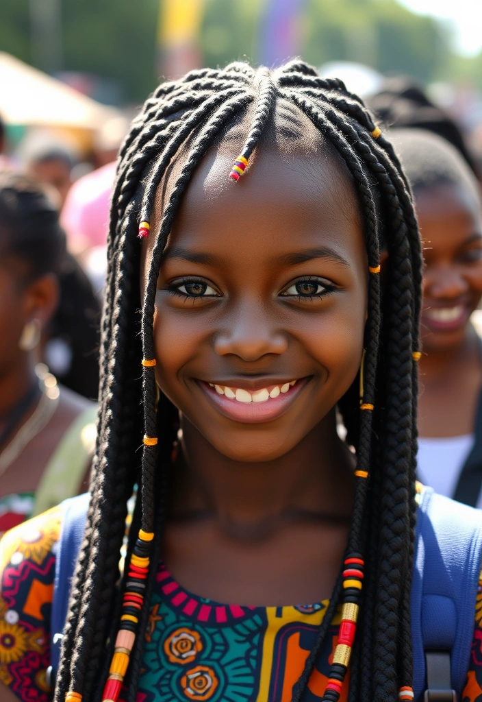 20 Sassy Hairstyles for Coachella That Will Turn Heads (You Won't Believe #12!) - 6. Box Braids with Beads