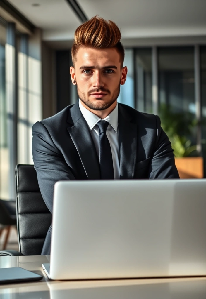 24 Classic Subtle Mullets for Men That Will Make You Rethink Your Hair Game! - 8. The Business Mullet