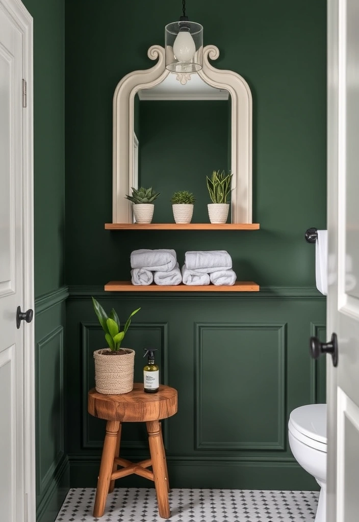 21 Green Bathroom Design Trend Ideas That'll Refresh Your Space (You Won't Believe #7!) - 1. Lush Green Walls