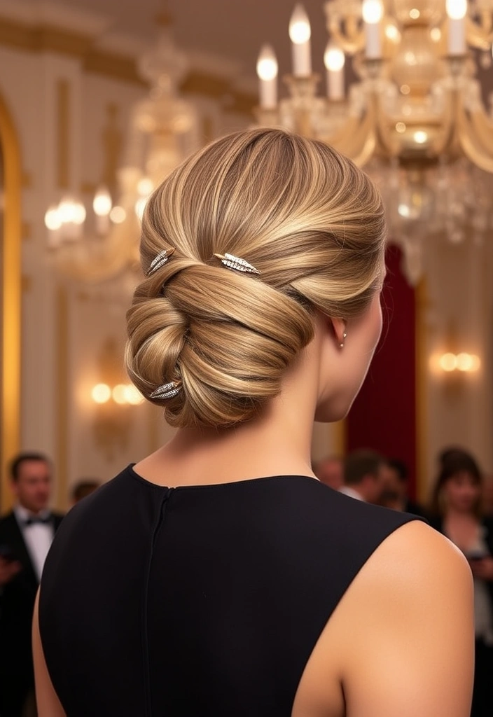 23 Chic Old Money Blonde Hairstyles That'll Make You Feel Like Royalty! - 8. French Twist