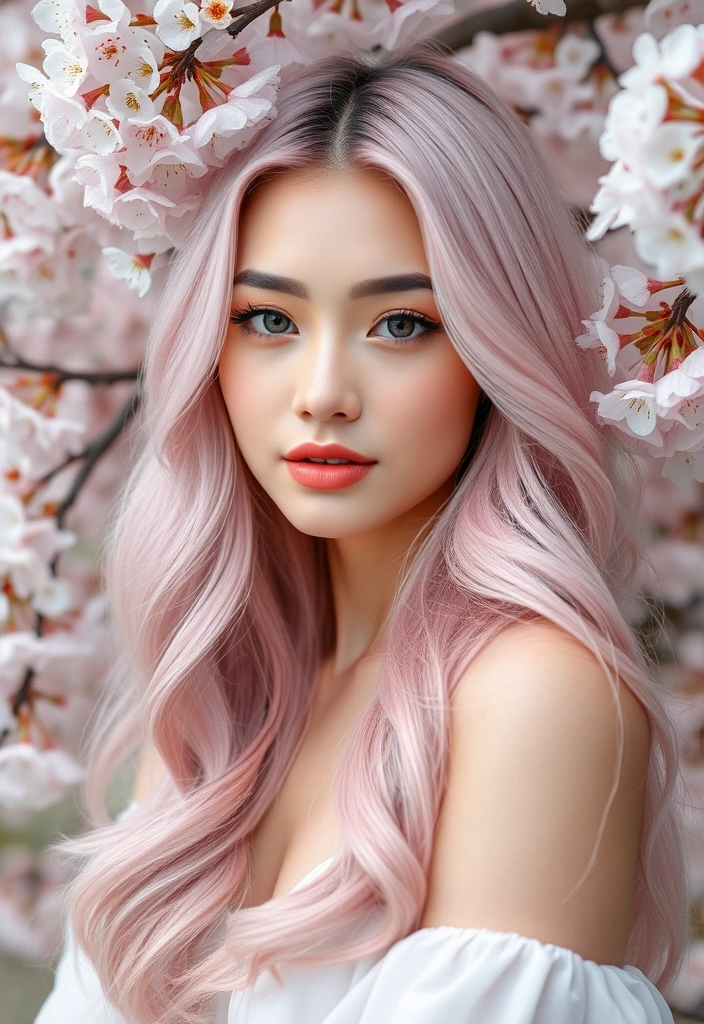 25 Lively Spring Hair Color Trends That Will Brighten Your Look! - 1. Pastel Pink Perfection