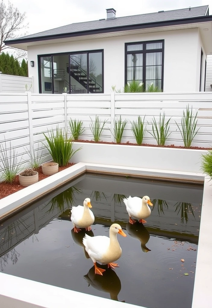 22 Best DIY Duck Enclosure Ideas That Will Make Your Ducks Feel Right at Home! - 11. Minimalist Duck Pen