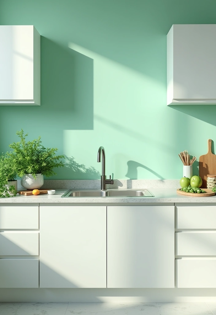 26 Best Modern Farmhouse Paint Colors That Will Transform Your Space! - 23. Cool Mint: Refreshing and Inviting