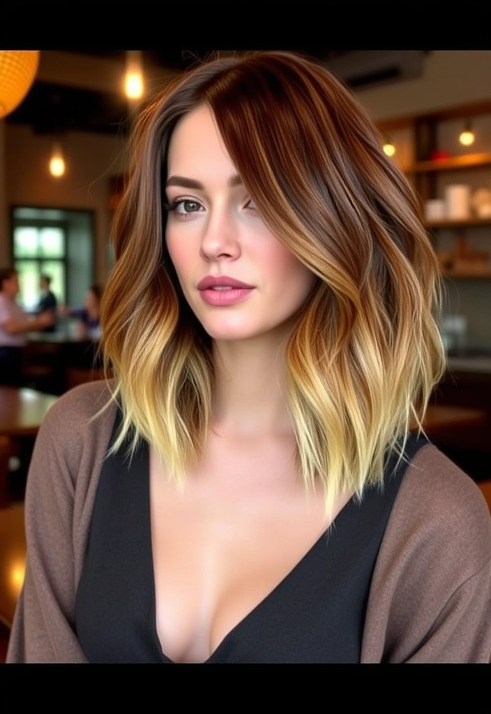 20 Chic Fluffy Bob Haircuts You Need to Try This Season (You Won't Regret #8!) - 7. Classic Ombre Fluffy Bob