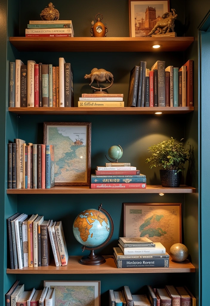 21 Bookshelf Ideas That'll Transform Your Space Into a Cozy Haven! - 9. Themed Bookshelves