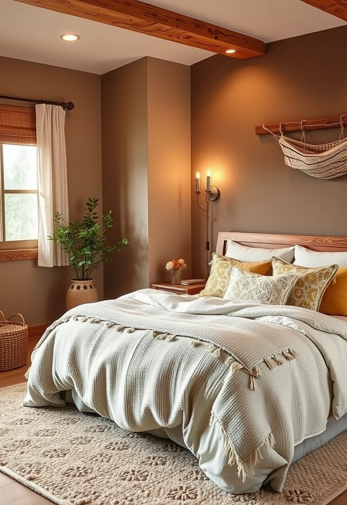 22 Romantic Bedroom Paint Colors That'll Make You Fall in Love Again! - 6. Warm Taupe - Earthy and Inviting