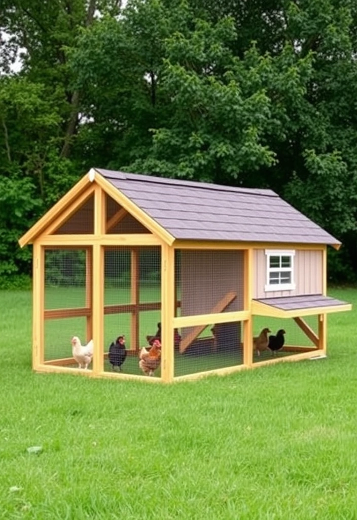 21 Eggcellent Inside Chicken Coop Designs for the Feathery Bunch - 9. The A-Frame Coop