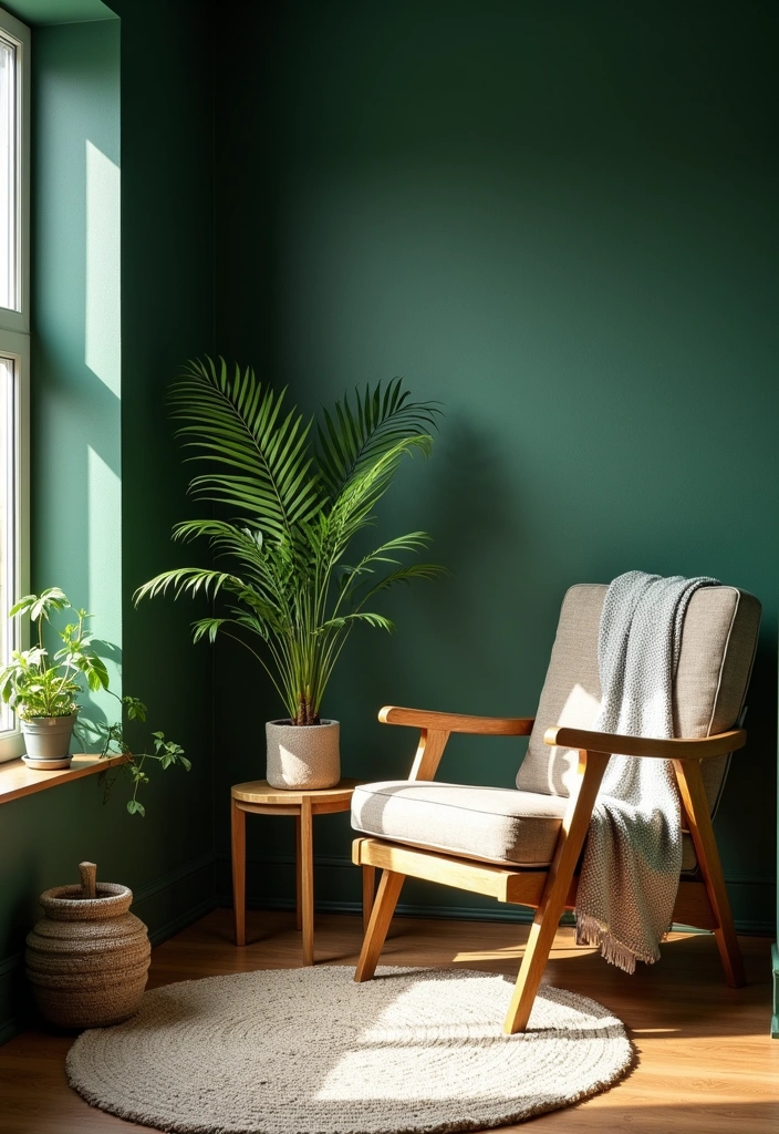 24 Best Paint Colors for a Basement That Will Transform Your Space! - 10. Forest Green