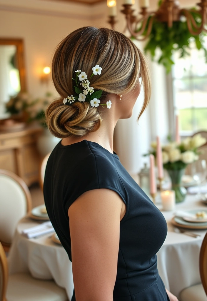 15 Beautiful Festive Easter Hairstyles That Will Turn Heads This Spring! - 3. Elegant Low Chignon