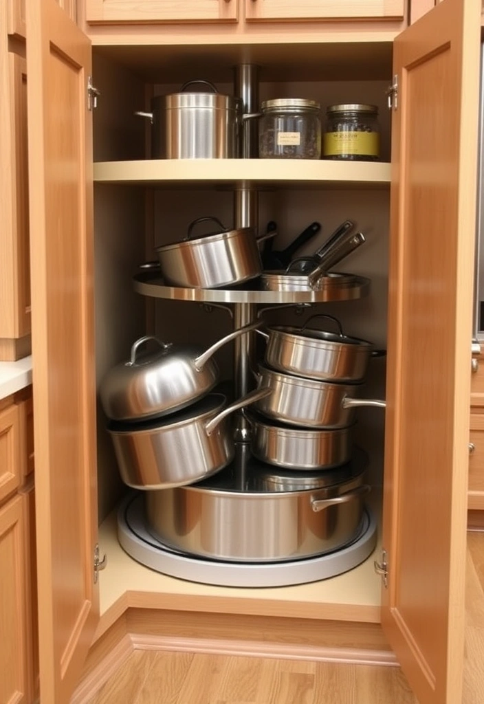 27 Small Kitchen Storage Ideas That'll Transform Your Space! - 15. Utilize Corner Spaces