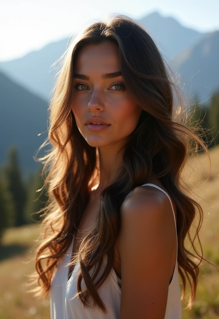 28 Stunning Brown Wolf Cut Ideas That Will Transform Your Look! - 14. Long Brown Wolf Cut