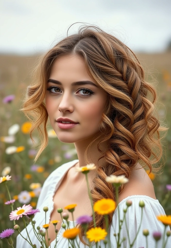 15 Fun Long Layered Hairstyles for Curly Hair That Will Blow Your Mind! - 7. Curly Braids with Layers