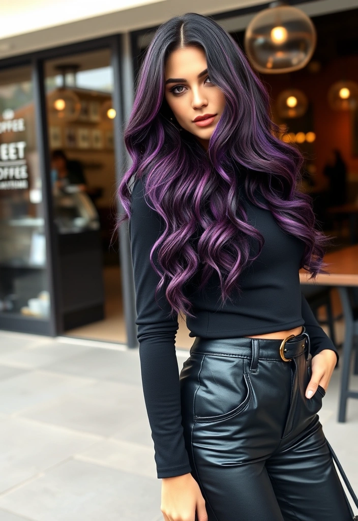 25 Bold Hair Dye Ideas That Will Transform Your Look Instantly! - 4. Bold Purple