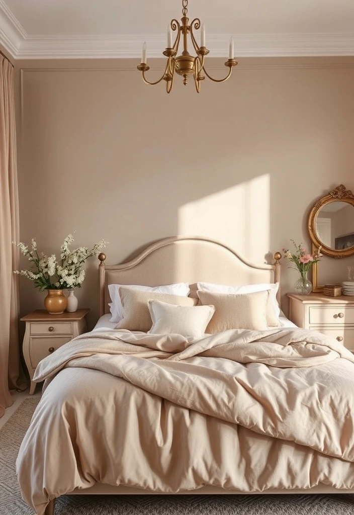 22 Romantic Bedroom Paint Colors That'll Make You Fall in Love Again! - 20. Light Taupe - Understated Elegance