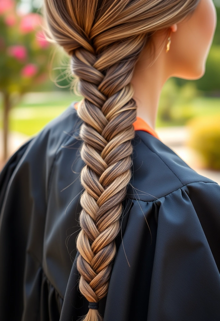 23 Graduation Hair Ideas You Can Do in Under 30 Minutes (You’ll Want #12!) - 8. Fishtail Braid