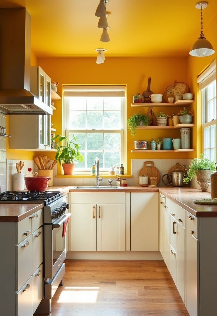 22 Best Paint Colors for Interior Walls That Will Transform Your Space! - 7. Vibrant Mustard: A Pop of Cheer