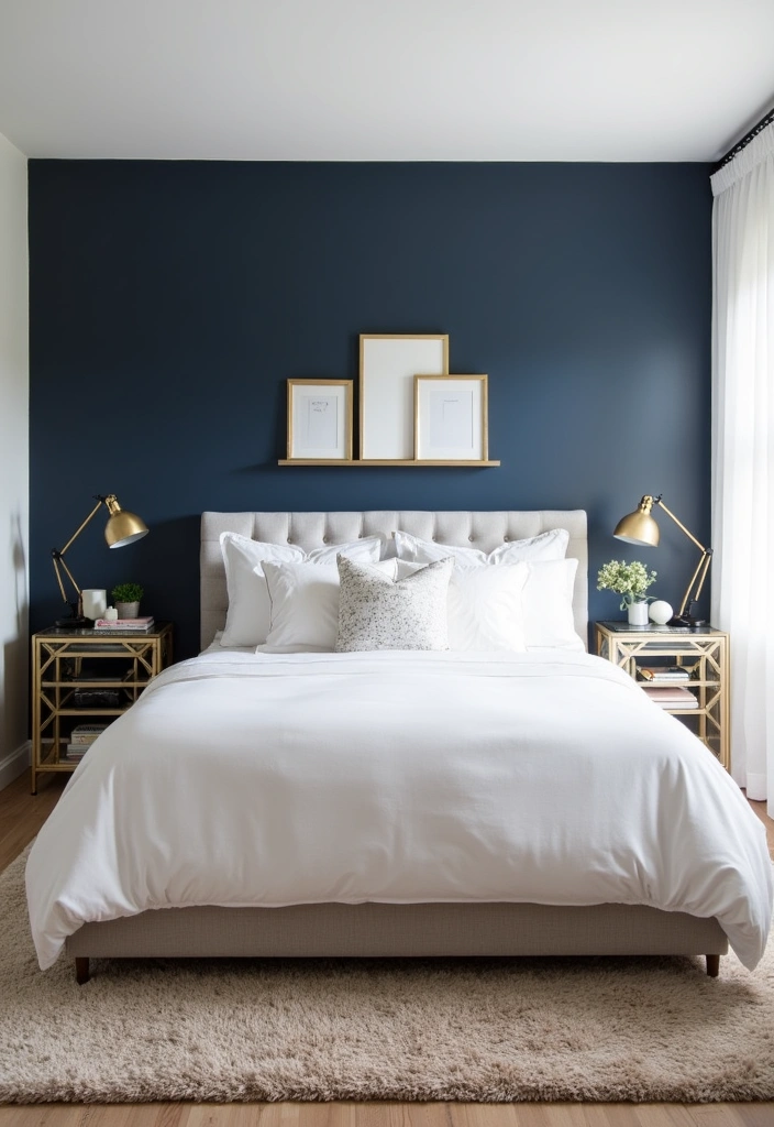 27 Best Paint Colors for Master Bedroom That'll Transform Your Space! - 5. Classic Navy Blue