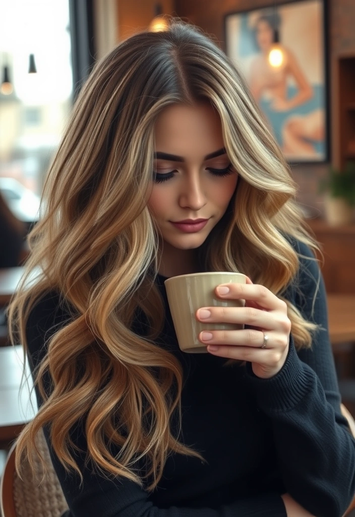 15 Lowlights for Blonde Hair That Will Transform Your Look Instantly! - 6. Mocha Magic