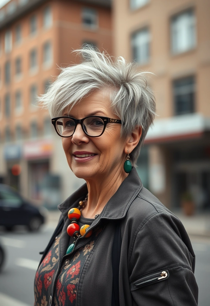 25 Classy Short Hairstyles for Women Over 50 That'll Make You Look Fabulous! - 2. Textured Pixie Cut