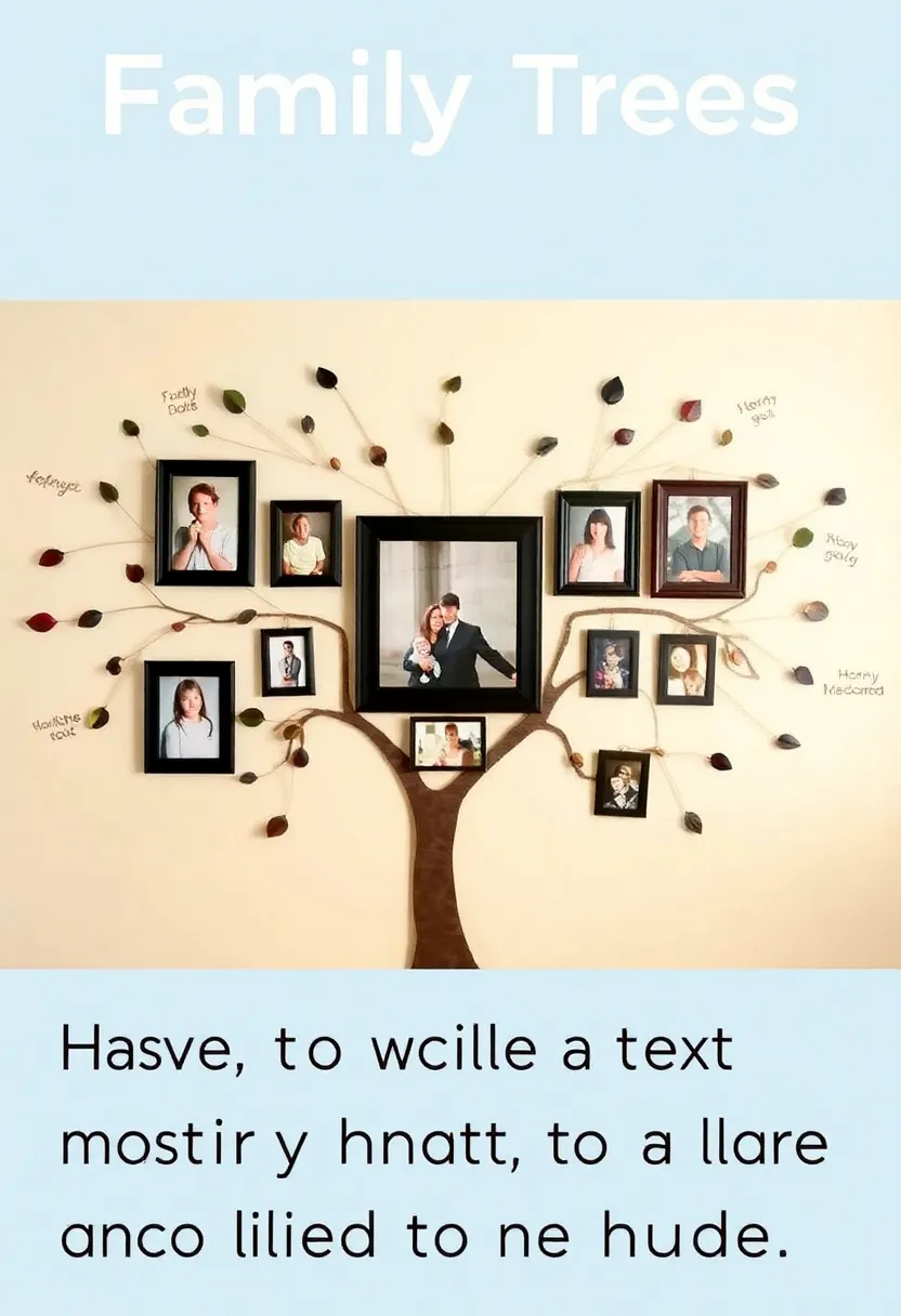 21 Inspiring Photo Wall Ideas That Will Transform Your Space! - 6. The Family Tree