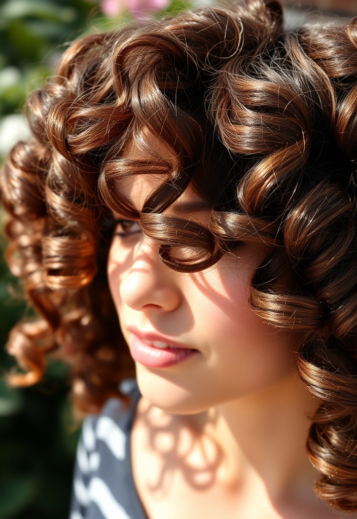 15 Fun Long Layered Hairstyles for Curly Hair That Will Blow Your Mind! - 1. Bouncy Layered Curls