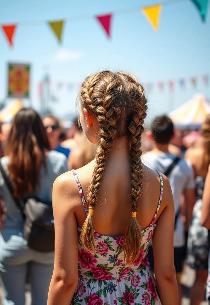 20 Sassy Hairstyles for Coachella That Will Turn Heads (You Won't Believe #12!) - 11. Braided Crown