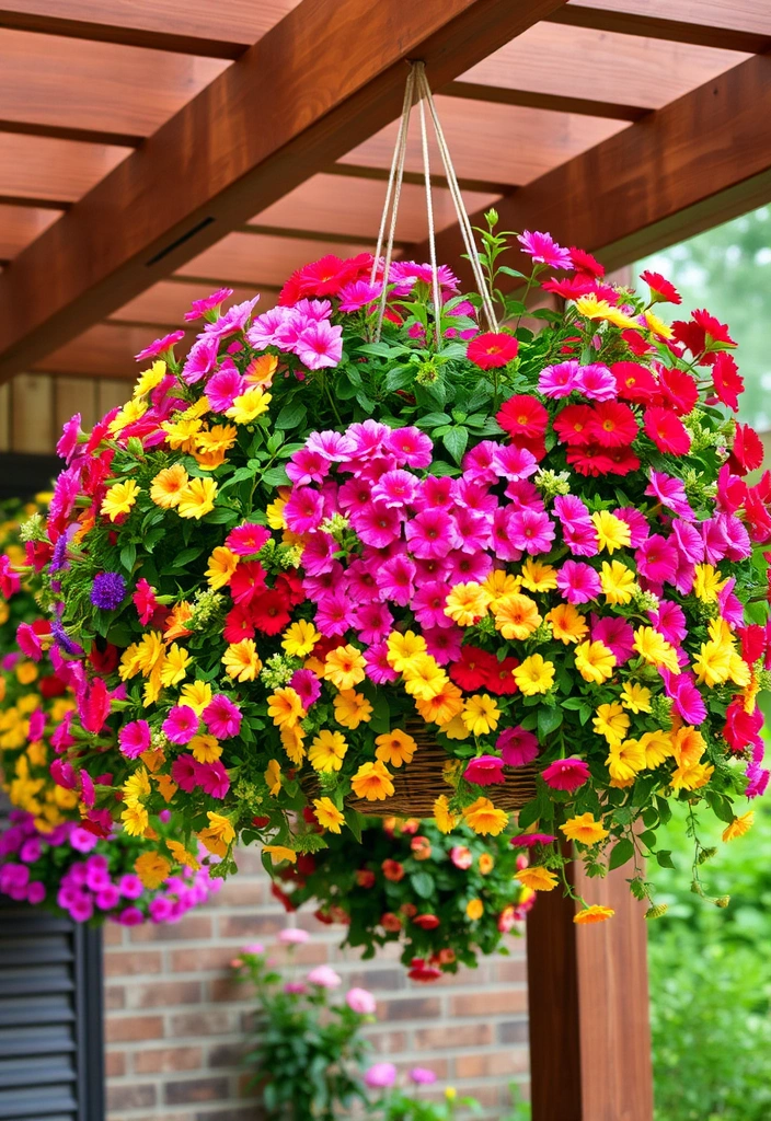 25 DIY Yard Art Ideas That'll Transform Your Garden into a Masterpiece! - 16. Hanging Garden Baskets