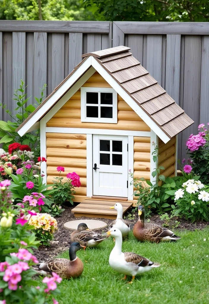 22 Best DIY Duck Enclosure Ideas That Will Make Your Ducks Feel Right at Home! - 9. Cozy A-frame Duck House